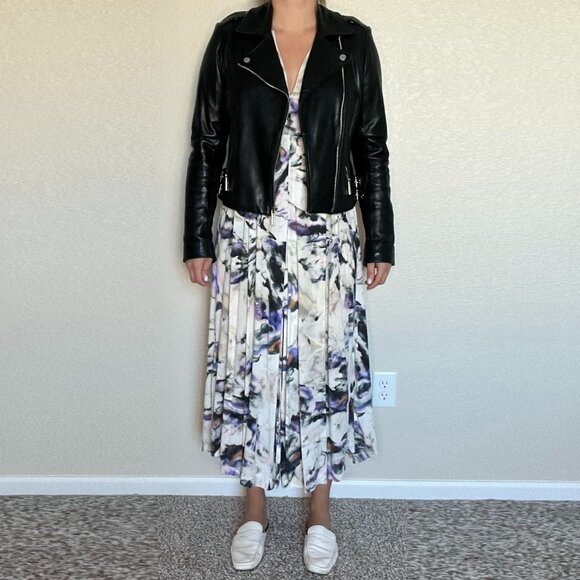 Michael Kors Jackets & Blazers - Michael Kors Leather Moto Jacker Size S